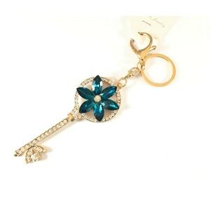 Crystal Flower-Key Keychain Bag Charm